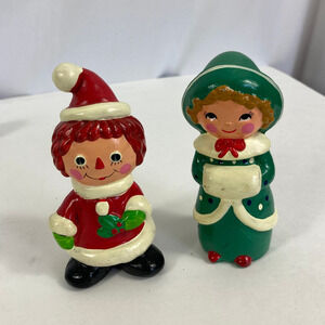 Vintage Wooden Set of Elves